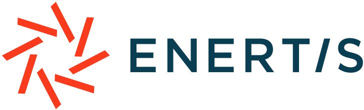Partial logo displaying the letters 'ENE' in bold, dark blue font on a white background.